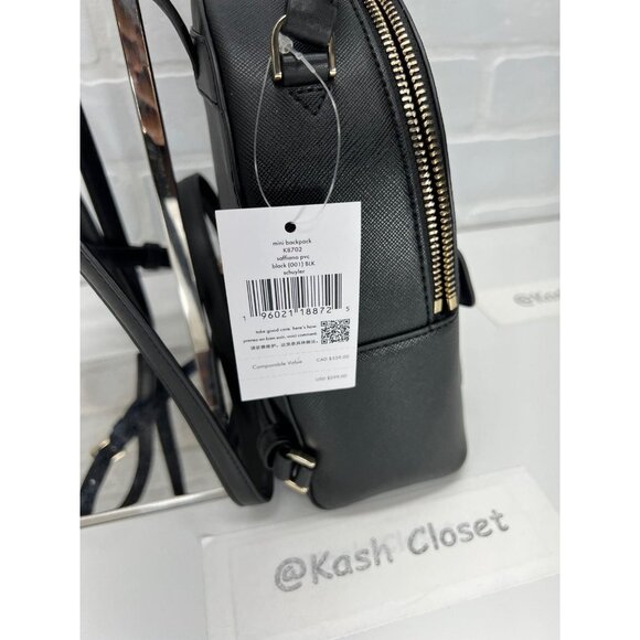 Kate Spade Backpack Mini Purse Black - Picture 5 of 7